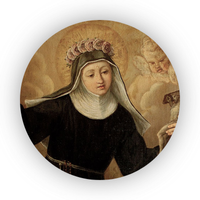 Santa Rosa de Viterbo: Jovem terciária franciscana, pregadora ardorosa da fé.