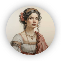 7 - Santa Flávia Domitila – Mártir cristã da família imperial romana, exilada por professar sua fé.